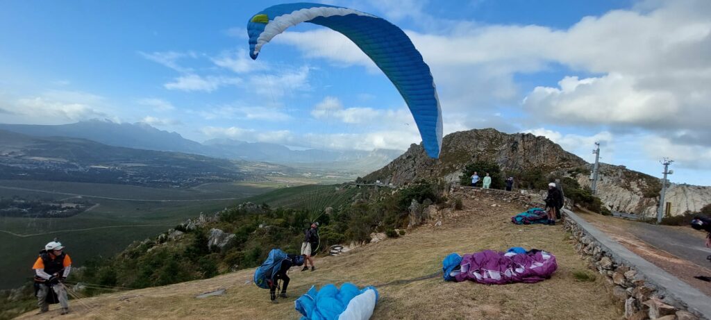 Launch site at Sir Lowry's Pass